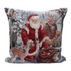 Peggy Wilkins Textiles Woodland Christmas Tapestry Cushion 18" x 18"