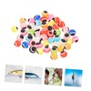 BIUDECO Supple Plastic Fishing Lure Eyes 4mm Size 3D Realistic