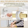 2 Pack Brass Faucet Lock Nut, Female Thread Hex Lock