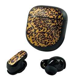 MightySkins Glossy Glitter Skin Compatible with Bose QuietComfort Earbuds II (2022) - Cheetah Girl | Protective, Durable High-Gloss Glitter Finish | Easy to Apply and Change Styles | Made in The USA