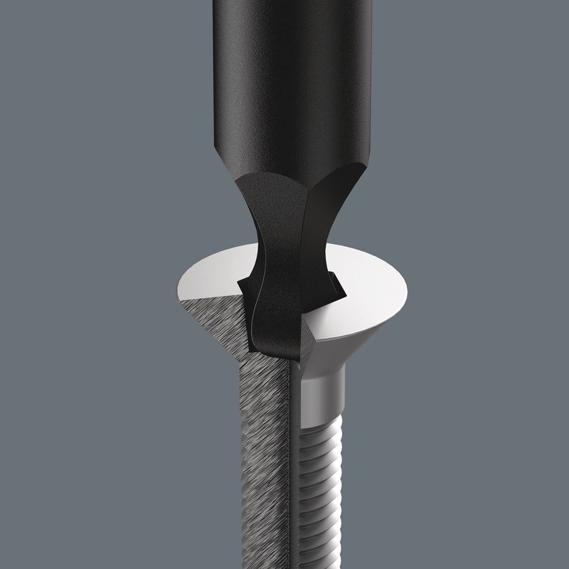Wera 05118089001 Kraftform Micro 2052 Ballhead Hexagon Electronics Precision Screwdriver,