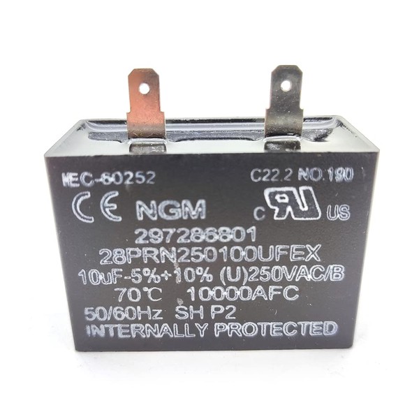 297286801 Refrigerator Run Capacitor