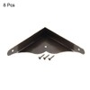 sourcing map Desk Corner Protector Table Edge Protector Cover Metal