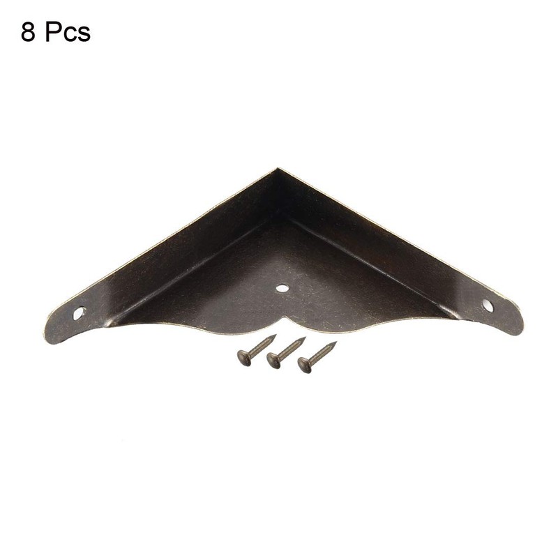 sourcing map Desk Corner Protector Table Edge Protector Cover Metal