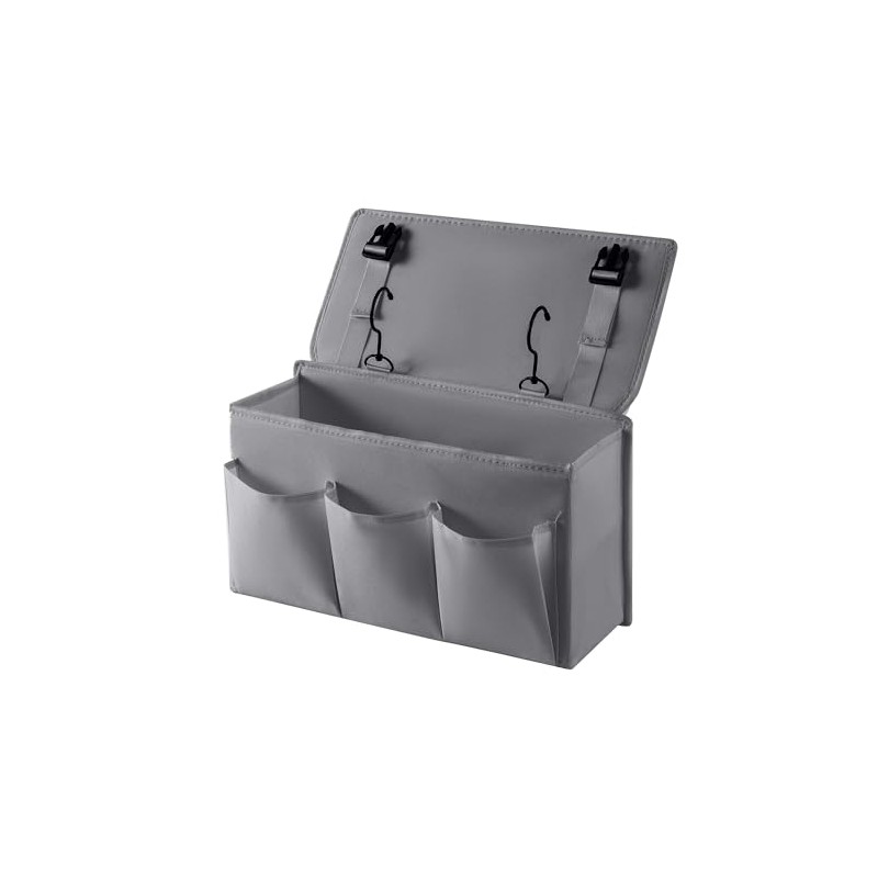 LASAMOLL Bedside Caddy Bedside Storage Organizer,Bed Caddy With Thickened Material