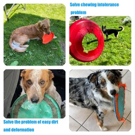 Rainbow-K9 Dog Flying Disc Lightweight, Floating Water Dog Toy, Dog Launchers Toy, The Best Gift for Your Lovely Pet (Black-2)