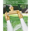Hose Splitter 2 Way Heavy Duty, Full Flow Garden Hose