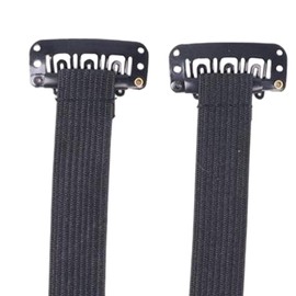 Sluswallow 2Pcs Short Portable Facelift Bands Adjustable Invisible Eyebrows and Eyes lift Reusable women Elastic Stretching Strap Hairpin Hair Holder, Women's Fashion Headbands, Hair Accessories