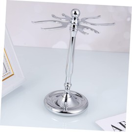Ipetboom Razor Stand Holder for Shaving Brush Compact Organizer for Beard Care Tools Keeps Brushes Dry and Grooming Space Management