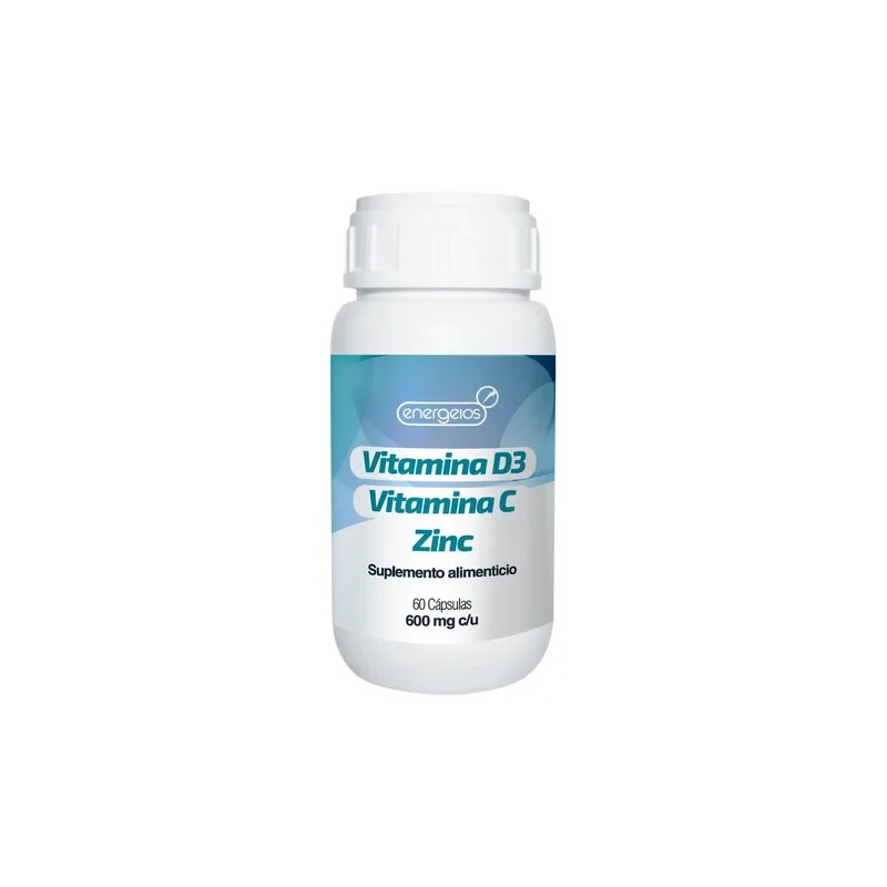 Vitamina Zinc Cápsulas Energeios Suplemento Pack Sabor