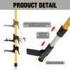 MOETER Upgraded 13.8Ft./4.2M Telescoping Laser Level Tripod with Level Bubble