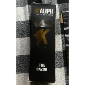 Kaliph ~ The Razor ~ Set Of 2 Straight Razors ~ 100 Half Blades ~ Yellow