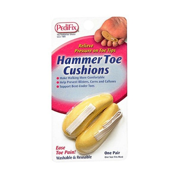 Hammer Toe Crests Buttress Pads, Left, Medium, Suede