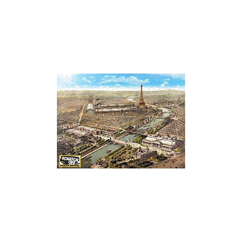 University Games U08571 Paris Scratch Off Puzzle