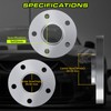 Customadeonly 15mm Wheel Spacers 5x112 Hubcentric W/Lip Compatible for Mercedes