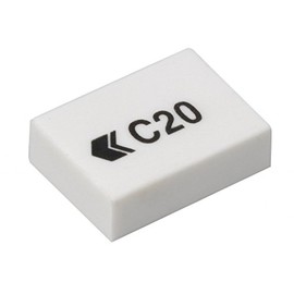Hainenko 795107 Value C20 White Eraser (Pack of 45)