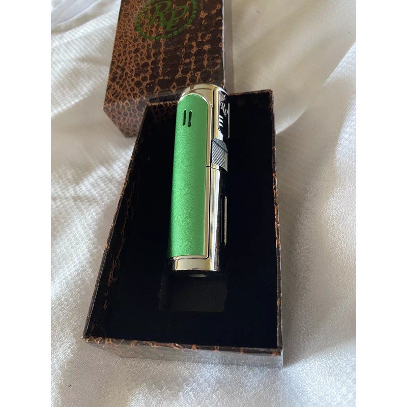 Rocky Patel Envoy Five Jet Cigar Lighter - Chrome and