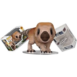 Funko Jurassic World Rebirth - Aquilops + ToyBop Protector: Pop! Movies Vinyl Figure (Bundled with Pro-Deluxe Pop Protector Collector Case Box Gift Set)