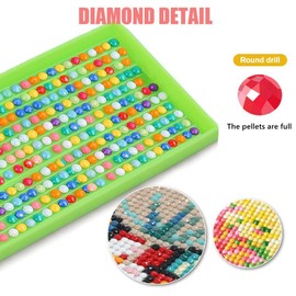 Arte de diamantes japoneses de flor de cerezo 5D para adultos, kit de pintura de arte de diamante para decoración de lona, 30 x 40 cm