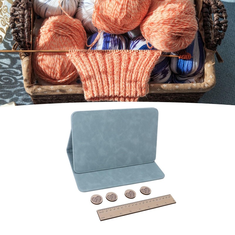 Chart Holder Knitting Tool, 4 Round Magnetic Knitting Tool Accessories,