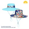 Womens Wide Brim Sun Hat Reversible Print UV Protection Oversized