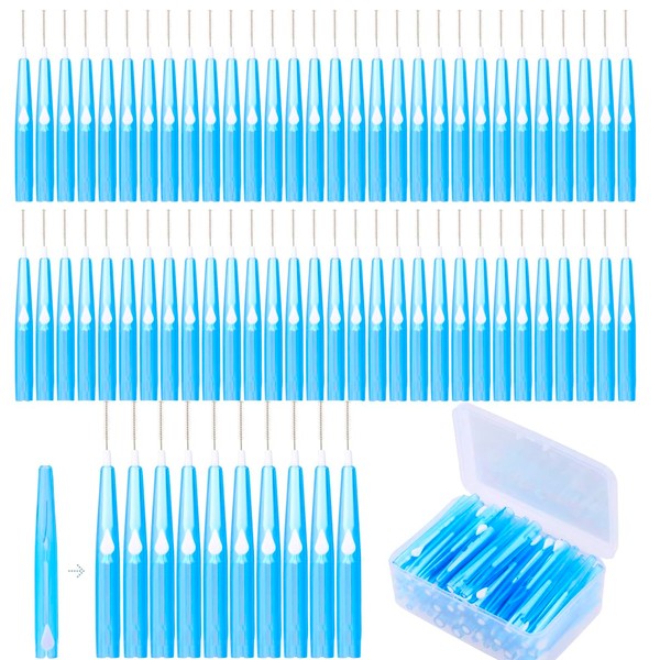60Pcs Interdental Brushes Between Teeth Gum, Soft Bristles Braces Brush