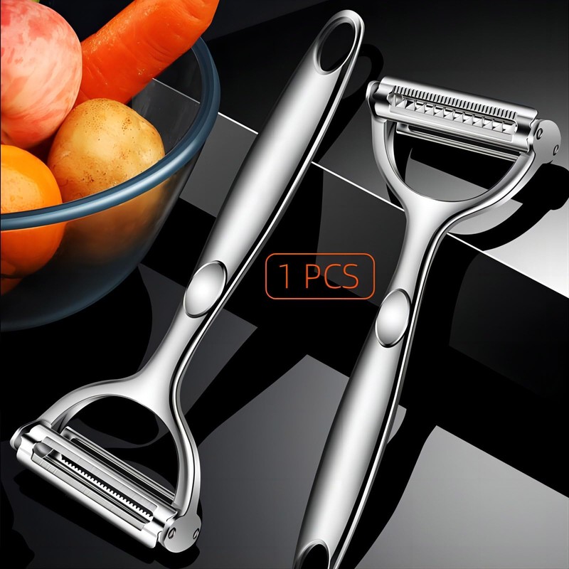 GREATLINK Stainless Steel Dual Blade Vegetable Peeler for Kitchen -Commercial