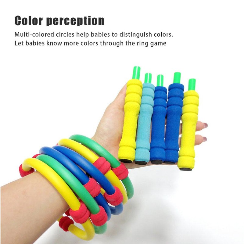 Ring Toss Yard Game Set Outdoor Indoor Ring Toss Game
