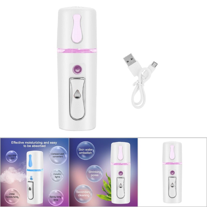 20ml Face Nano Mist Spray Moisturizing Handy Atomization Sprayer White