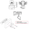 POFET Tow Bar Block Small Pull System Cabinet Lock for