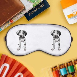 'Harlequin Great Dane Puppy' Sleep/Travel Eye Mask (EY00023024)