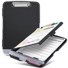 Sunnyclip Clipboard with Storage, Real Hinge Heavy Duty 8.5x11 Clipboards