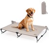 CANINE CANYON Daisy Cot, Large Foldable Elevated Dog Bed, Portable
