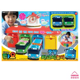 Tayo The Little Bus Talking Bus Depot Center Playset with Tayo Rogi Korean Toy