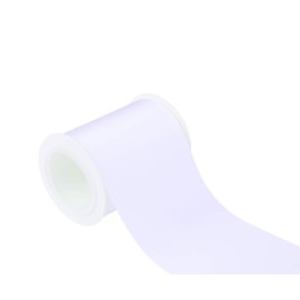 Ribbonitlux 3" wide Double Face Satin Ribbon 5 Yards (029-White）, Set For Gift Wrapping, Party Decor, Sewing Applications, Wedding and Craft