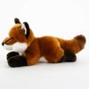 Teddys Rothenburg Cuddly Toy Fox Lying Red Brown 30 cm