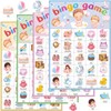 TAKEALOOKO Baby Shower Bingo Game - Bilingual English Spanish Bingo