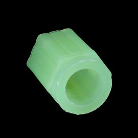 4 Green Luminous Tire Valve Caps for Bicycles, Motorcycles, and Cars / 자전거 오토바이 자동차 야광 타이어밸브 캡 초록 4개