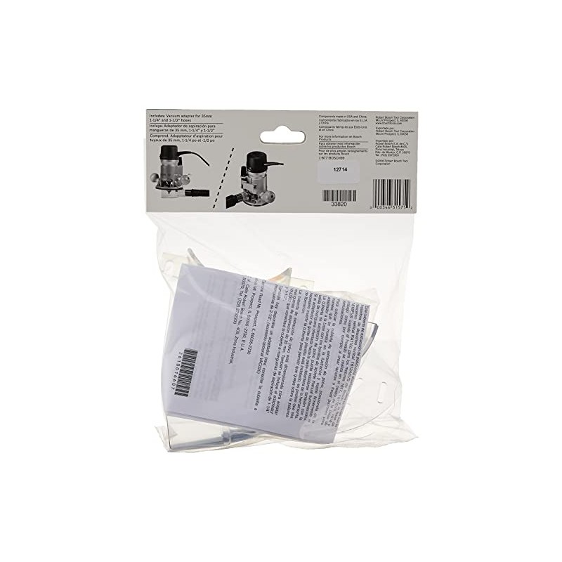 BOSCH RA1172AT 2-Piece Router Dust Extraction Vacuum Hook Kit with