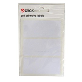Blick White Sticker 34 mm x 75 mm (21 Stickers)