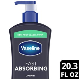Vaseline Men Fast Absorbing 3-in-1 Face, Hands & Body Lotion for Men Dry Skin, 2