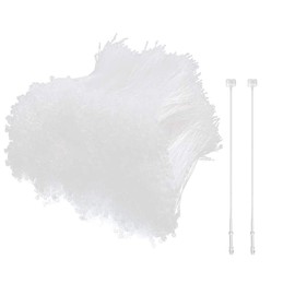 Yesallwas 3Inch 2000 Pcs Plastic Fastener Hang Tag Clear Snap Lock Pin Security Loop for Retail Store Clothing Accessory Price Pins