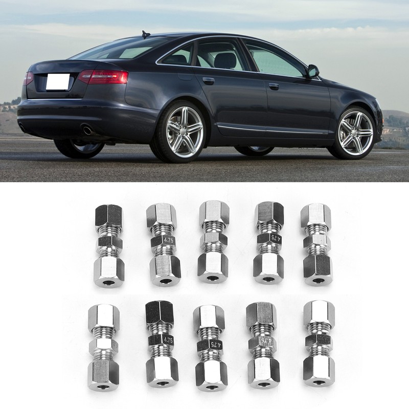 10PCS Quick Brake Line Connector for 4.75mm Braking Cable Metal