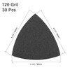 sourcing map Triangular Sandpaper Hook and Loop Triangle Sanding Pad