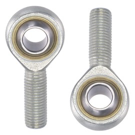 TA-VIGOR 2Pcs SA16T/K M16 Rod End Ball Bearings 16mm Bore, Right Hand Thread Heim Joints, 45# Carbon Steel Rod Ends for End Supports Bearing Mounts, Steering, Machinery & Robotics