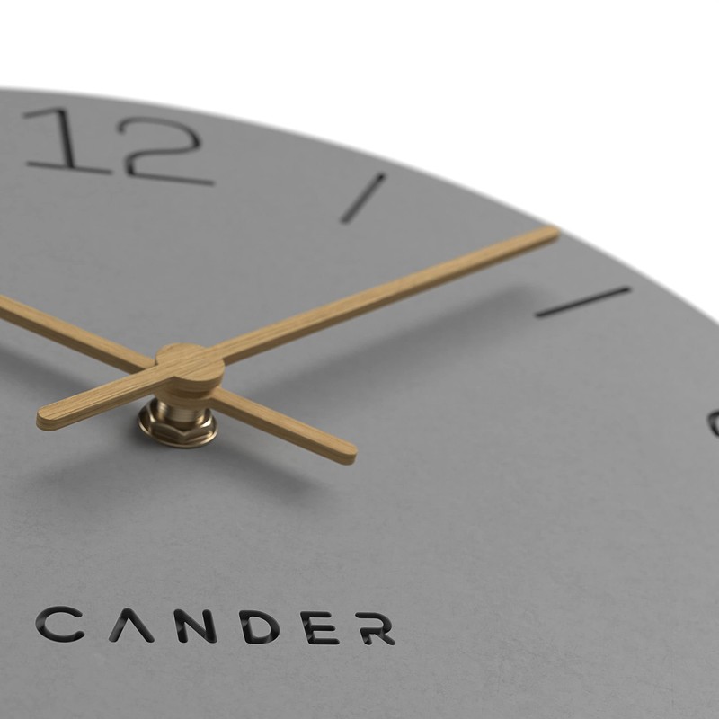 Cander Berlin MNU 2630 H Wall Clock MDF Silent without