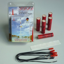 Rocket Propellant Kit C2-P with Electric Igniter (Pack of 6)