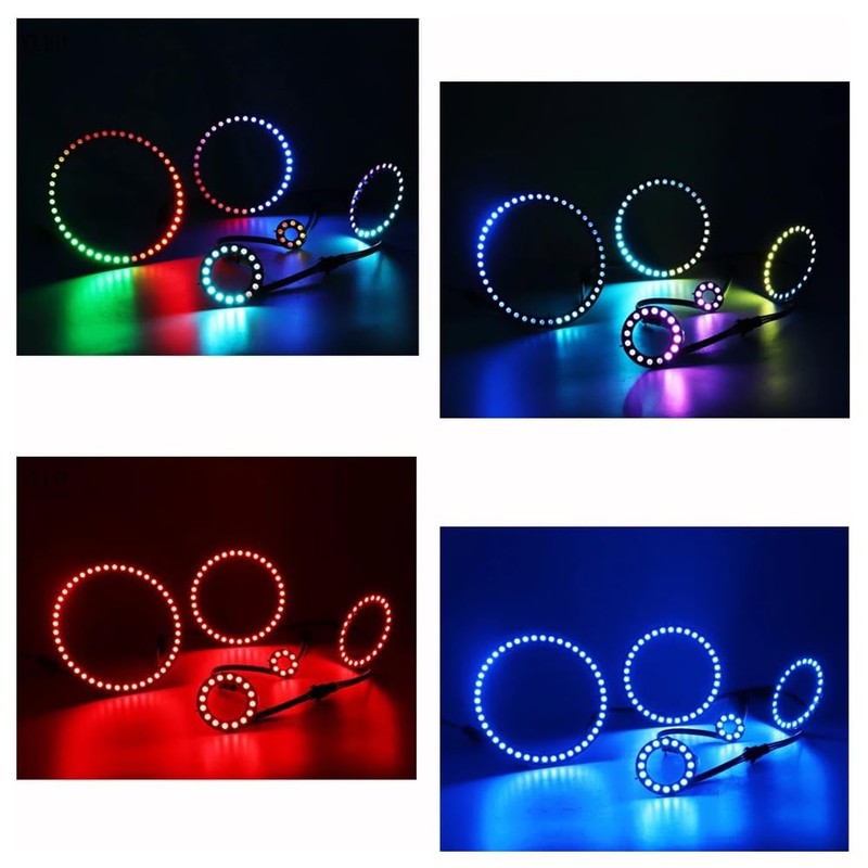 WS2812b Led Ring Addressable 8/16/24/35/45Leds 5050 RGB Led Diode Ring