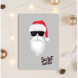 BYANIKA Secret Santa Card Merry Christmas Happy Xmas Secret Santa Gifts Under 5 Pounds