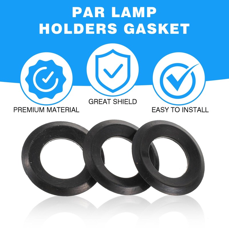 Nuanchu 20 Pcs External Lamp Holder Gasket Weatherproof Gasket Replacements